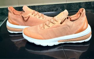 Zapatillas Geox Mujer Naranja/Blanco