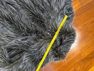 Pelliccia finta anni 2000 grigia bershka