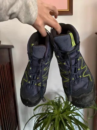 Scarpe Salomon Donna Stivaletto Blu/Verde