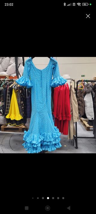 Vestido de flamenca de la diseñadora Pilar Vera