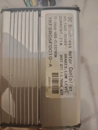 Centralita TF100 48v DC Brushless Motor