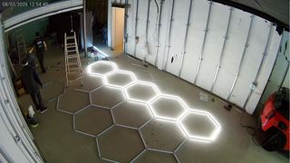 Luminaria Hexagonal LED para Parking/Detailing