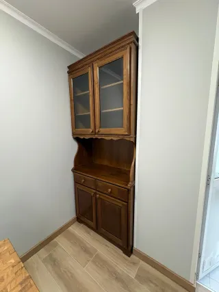 Chinero de madera de castaño