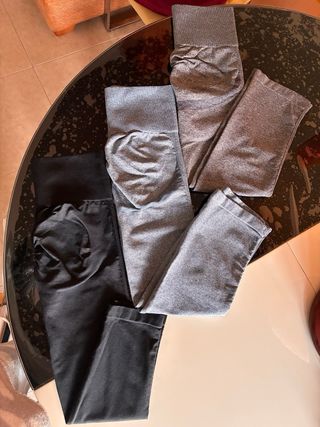 Pack 3 Leggings Push Up Talla Única