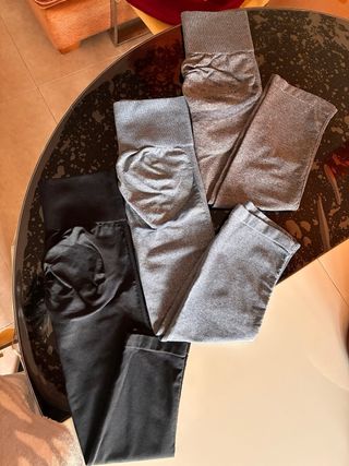 Pack 3 Leggings Push Up Talla Única