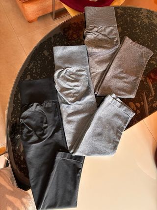 Pack 3 Leggings Push Up Talla Única