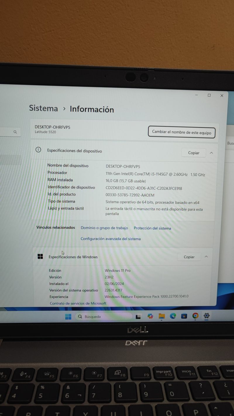 Dell Latitude 5520 i5 11th Gen 16GB RAM afbeelding 4