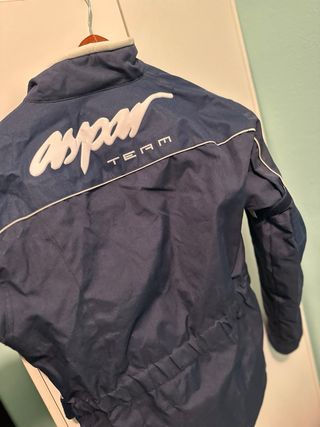 Chaqueta de moto con logos