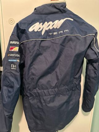 Chaqueta de moto con logos