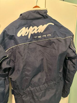 Chaqueta de moto con logos