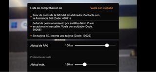Eliminazione degli errori 40021 e 40011 dei droni