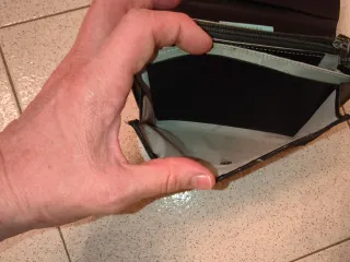 Portafoglio Piquadro Pelle Nera