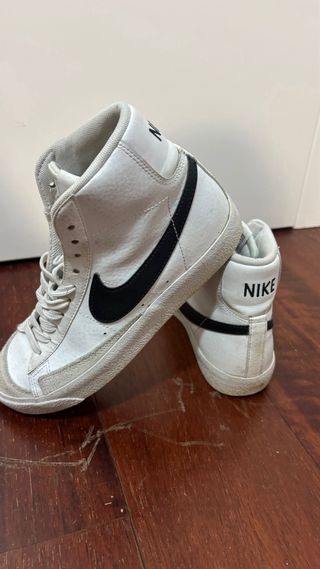 Nike Blazer '77 Unisex Zapatillas Altas Blancas jr
