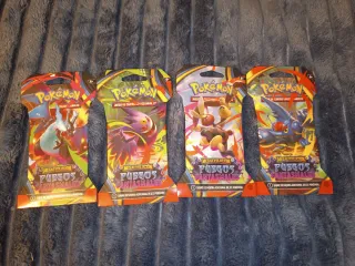 4 Blister Pokémon Fuegos Fantasmales Pokemon