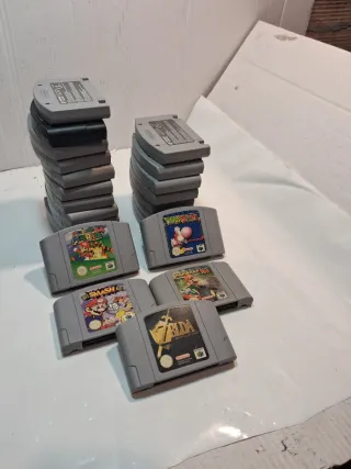 Lote 5 juegos N64: Zelda, Mario, Kart, Yoshi's