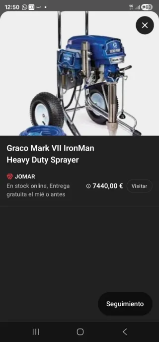 Pistola Airless Graco Mark VII HD 3in1
