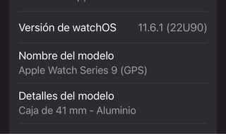 Apple Watch Series 9 41mm Aluminio
