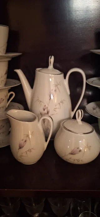 Juego de café vintage de porcelana