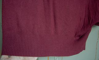Maglia bordeaux maniche pipistrello L