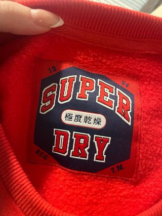 Sudadera Superdry Mujer Roja