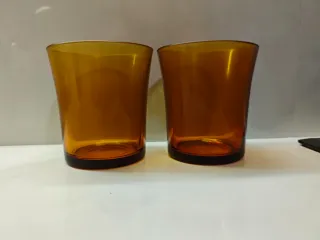 Set 4 Vasos Duralex Ámbar