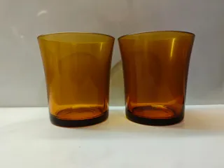 Set 4 Vasos Duralex Ámbar