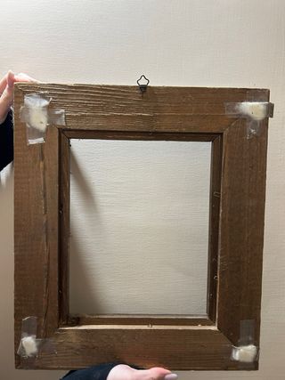 Coppia Cornici Legno con Stampa Uva