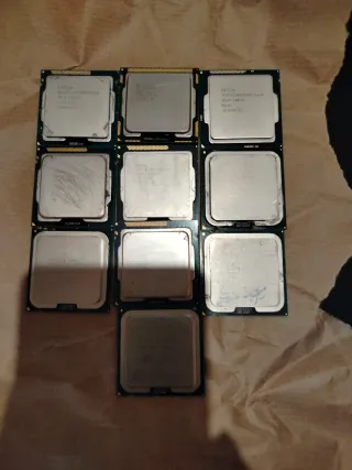 Pack 10 Procesadores Intel