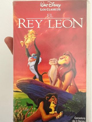 El Rey León VHS Clásico Disney Español
