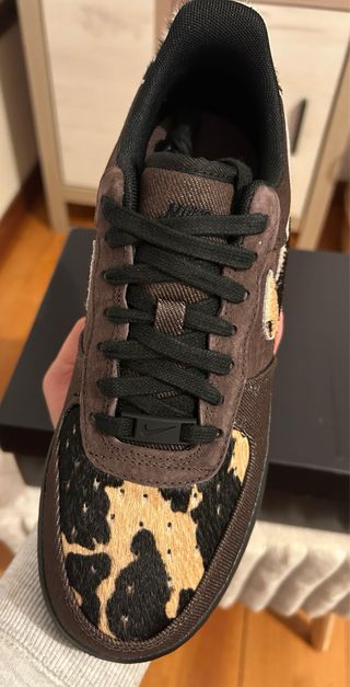Nike Air Force 1 Animal Print Marrón