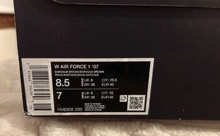 Nike Air Force 1 Animal Print Marrón