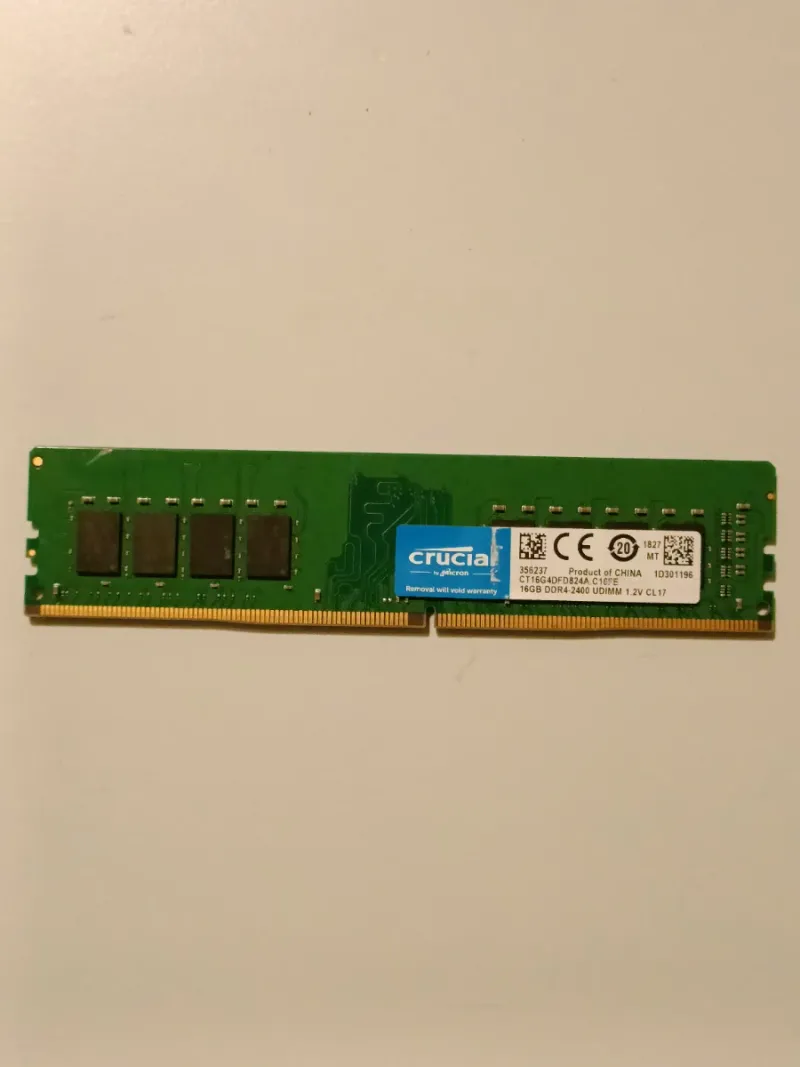 DDR4 2400MHz 16GB UDIMM Crucial Memoria RAM