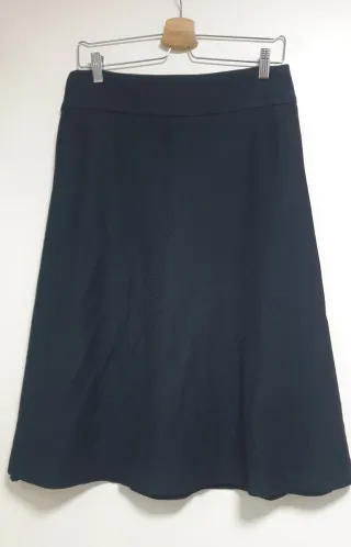 Falda Zara Negra Mujer