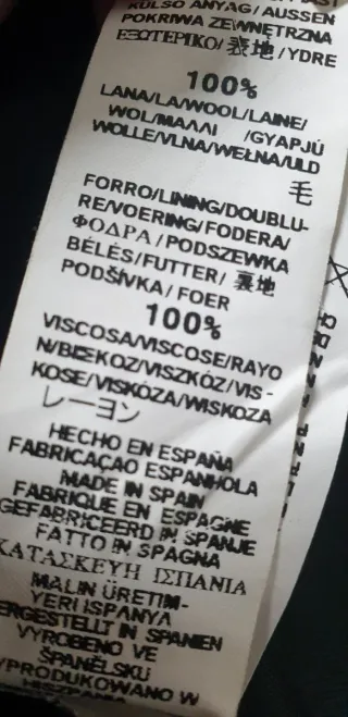 Falda Zara Negra Mujer