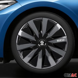 4 Tapacubos Sparco Lazio 16 SPC1691BKGR