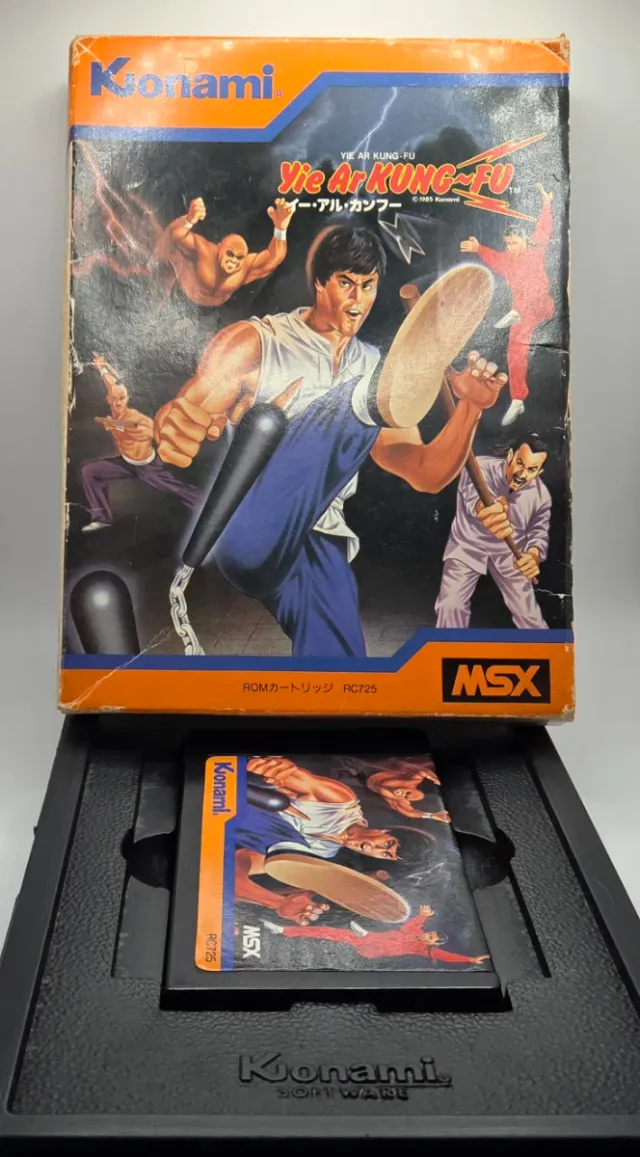 MSX Konami Yie Ar Kung-Fu Cartucho RC725