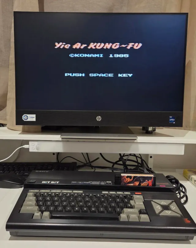 MSX Konami Yie Ar Kung-Fu Cartucho RC725