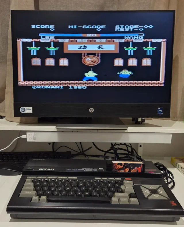 MSX Konami Yie Ar Kung-Fu Cartucho RC725