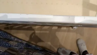 Cuna de madera blanca