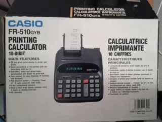 Calcolatrici stampante Casio FR-510 Grigio