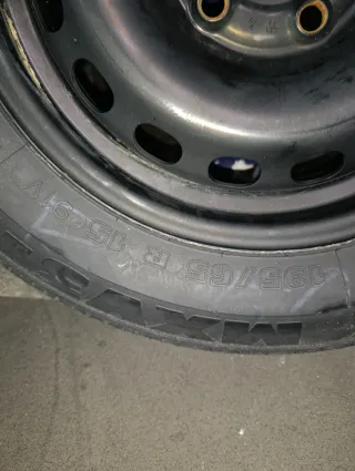Rueda llanta neumático de coche Michelin 195/65R1