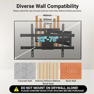 Soporte TV Brazo Extralargo 60kg