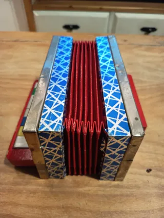 Acordeón Juguete Vintage Mediterráneo