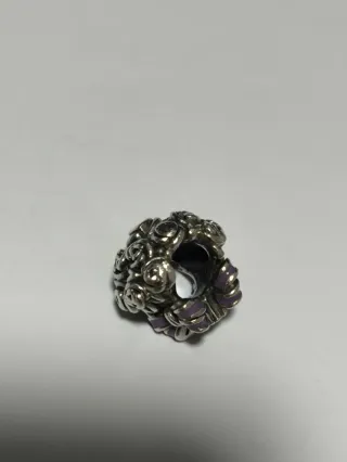 OFERTA_Pandora Charm Ramos Flores Plata Lila