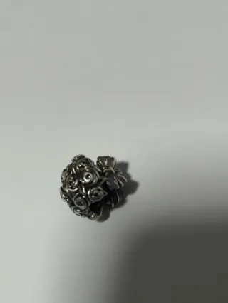 OFERTA_Pandora Charm Ramos Flores Plata Lila