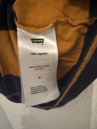 Camiseta Levi's Rayas Marrón y azul