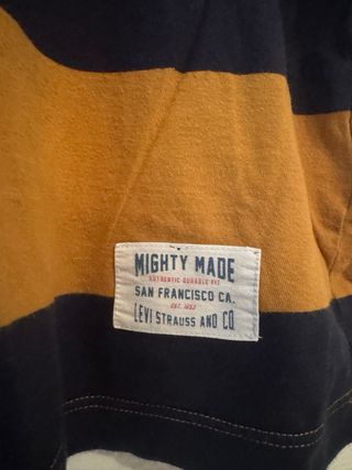 Camiseta Levi's Rayas Marrón y azul