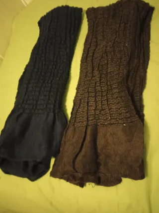 Bufandas caballero/señora azul y marrón