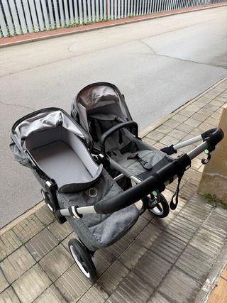 Carrito Doble Gris Bugaboo donkey