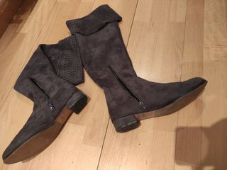 Botas altas grises n°39